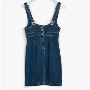 Genuine People Bodycon Denim Overall